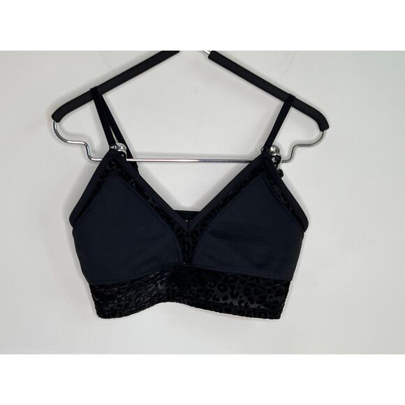 Good American Burnout Leopard Illusion Bra & Corset Mesh Leggings Set Size 2/M - Picture 11 of 14